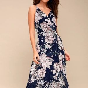 SOMETHING JUST LIKE THIS NAVY BLUE FLORAL PRINT